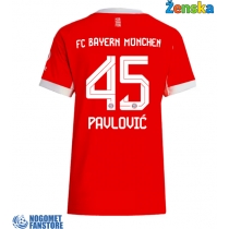 Bayern Munich Aleksandar Pavlovic #45 Domaci Dres za Ženska 2025-26 Kratak Rukav